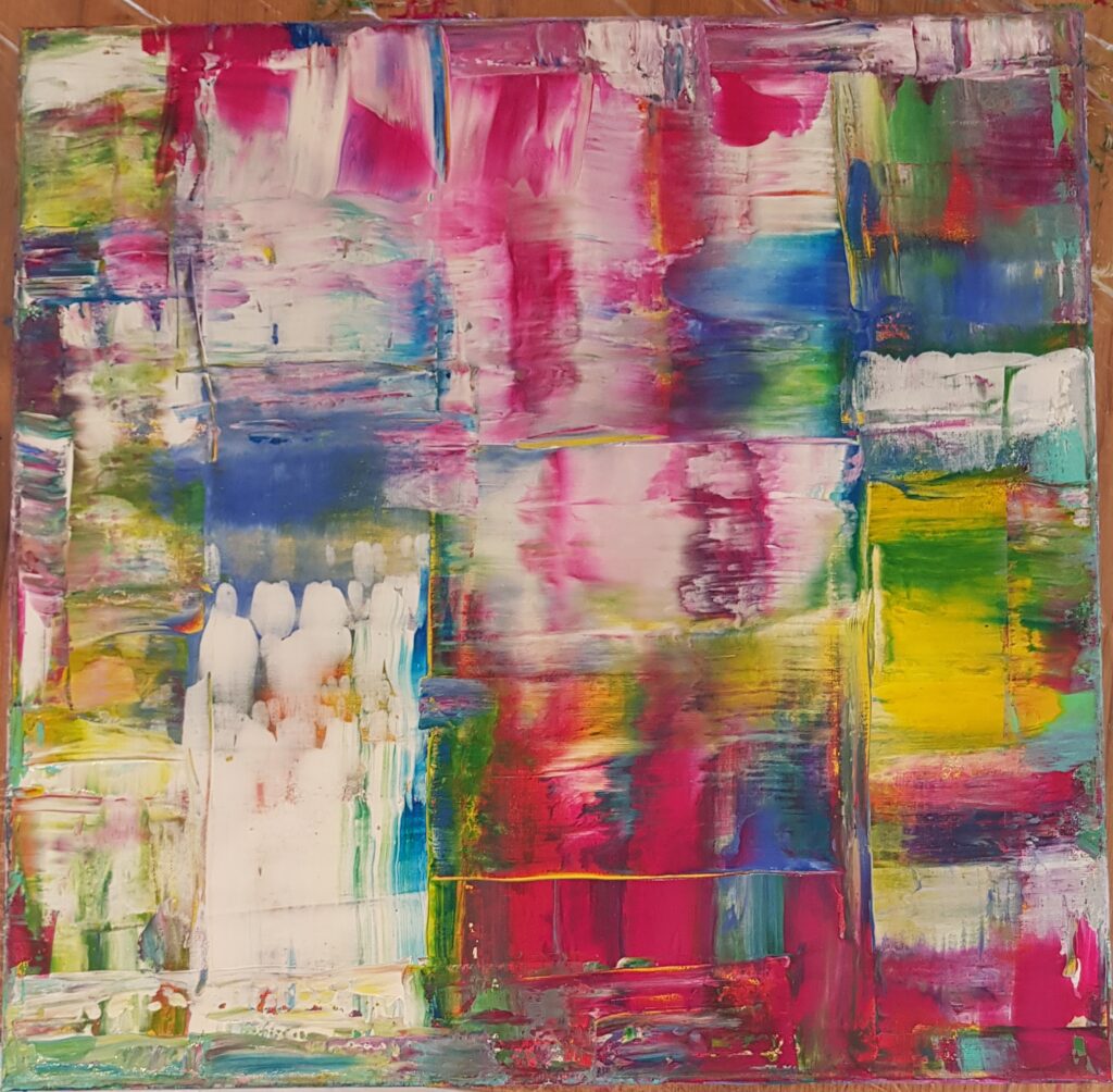 Rakelbild einer Teilnehmenden