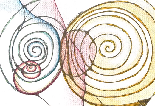 Entwicklungsspirale - 40+7 Tage von Jenny Schroers