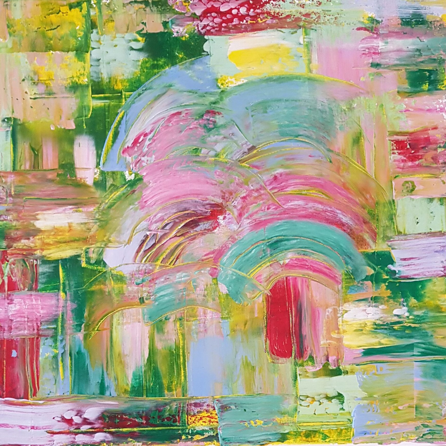 Rakelbild einer Teilnehmenden 2 Rakelbild einer Teilnehmenden 2